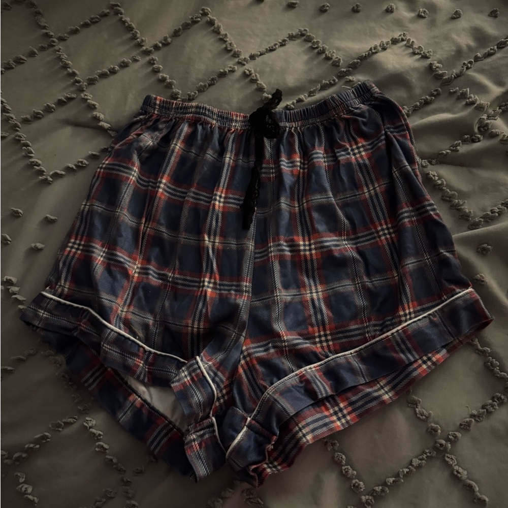 Plaid Lounge Shorts